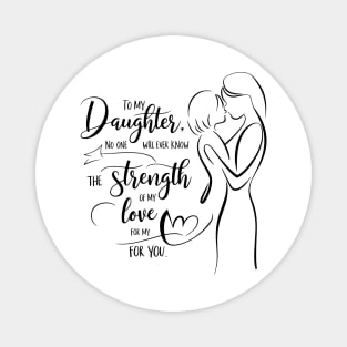Bold Feminine Strength – Simple Woman Line Art Magnet